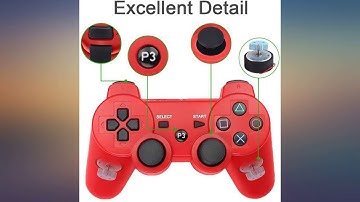 CelebFuny PS3 Controller Wireless Playstation 3 Controller Double Vibration for PS3 with C