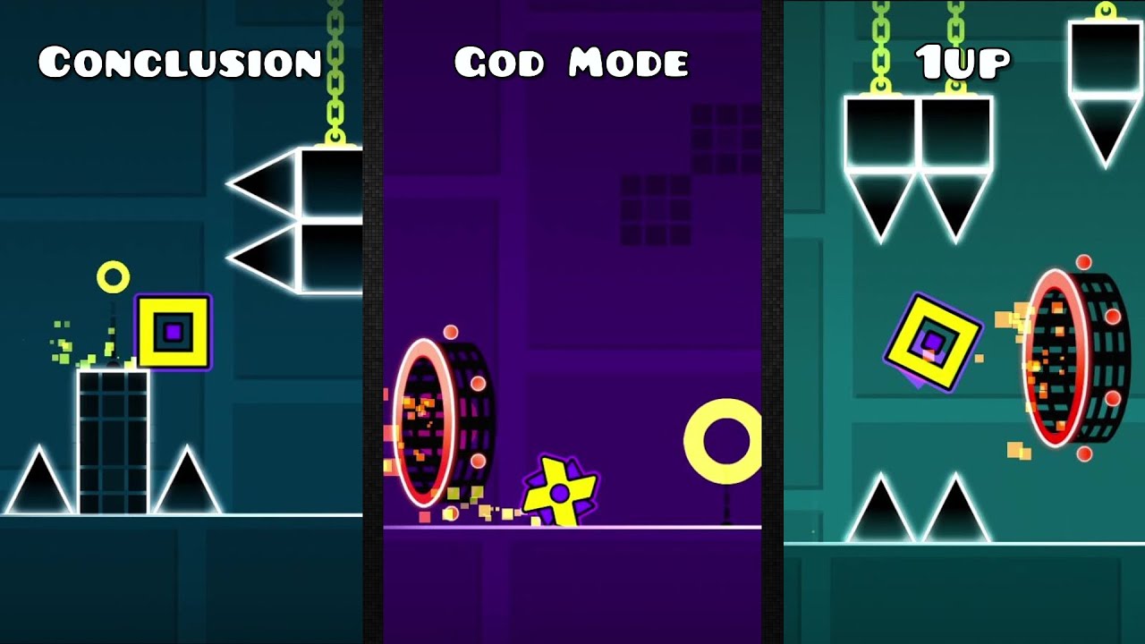 Geometry Dash Backwards Series (1.1 - 1.3) - YouTube