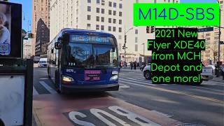 (SPECIAL) 2021 New Flyer XDE40 9574 on the M14D SBS + 2018 Nova LFSA 5523 on the M14D SBS (3/9/2026)