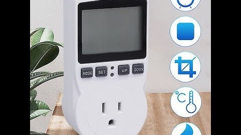 LCD Digital Plug in Thermostat Timer Switch Socket Temperature Controller Switch