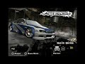 Need For Speed Most Wanted 2005 Black Edition PS2 MENU