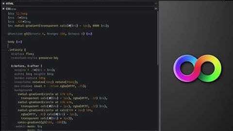 Animating 🌈 ∞ logo with Houdini magic 🎩🐇✨