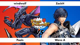 Super B-Town Beatdown 28 Pools: windwolf (Ridley) vs ZackH (Chrom)