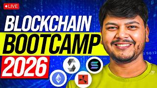 3-Month LIVE Blockchain Bootcamp 2026 🚀 | Master Ethereum, Solana & the AI Machine Economy