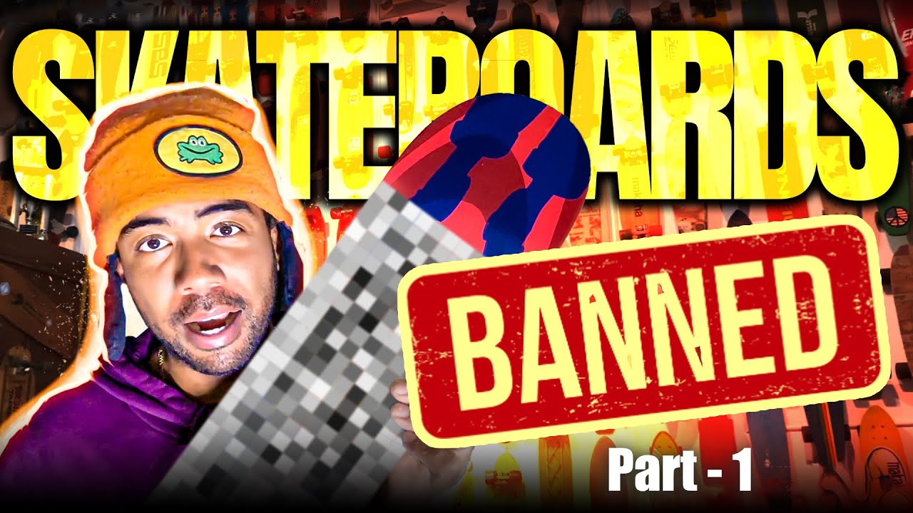 Did These Deck Graphics Go Too Far?! BANNED Skateboards Pt.1
