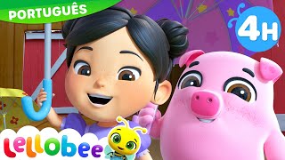 🐝 Lellobee em Português 🐝  Músicas Infantis e Desenhos Animados