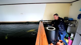 Modern Koi Blog #2535 - The hydraulics in Doris' indoor fish tank