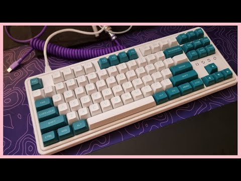 FL Esports CMK87-SA 카일 아이스민트 타건 | FL Esports CMK87-SA Kailh Ice Mint Typing Test | MV7