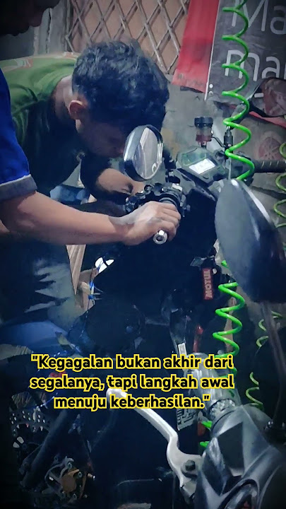 suasana malam hari di bengkel bms motor #trending #shortvideo #public