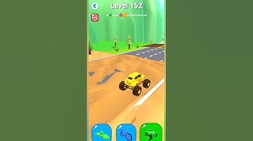 Shape Shifting Funny Race Gameplay | Level 152 | #shorts #shapeshifting #funny #gameplay