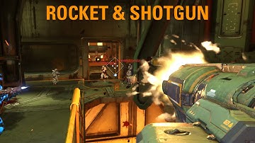 ROCKET LAUNCHER & SHOTGUN - Doom Open Beta PC gameplay
