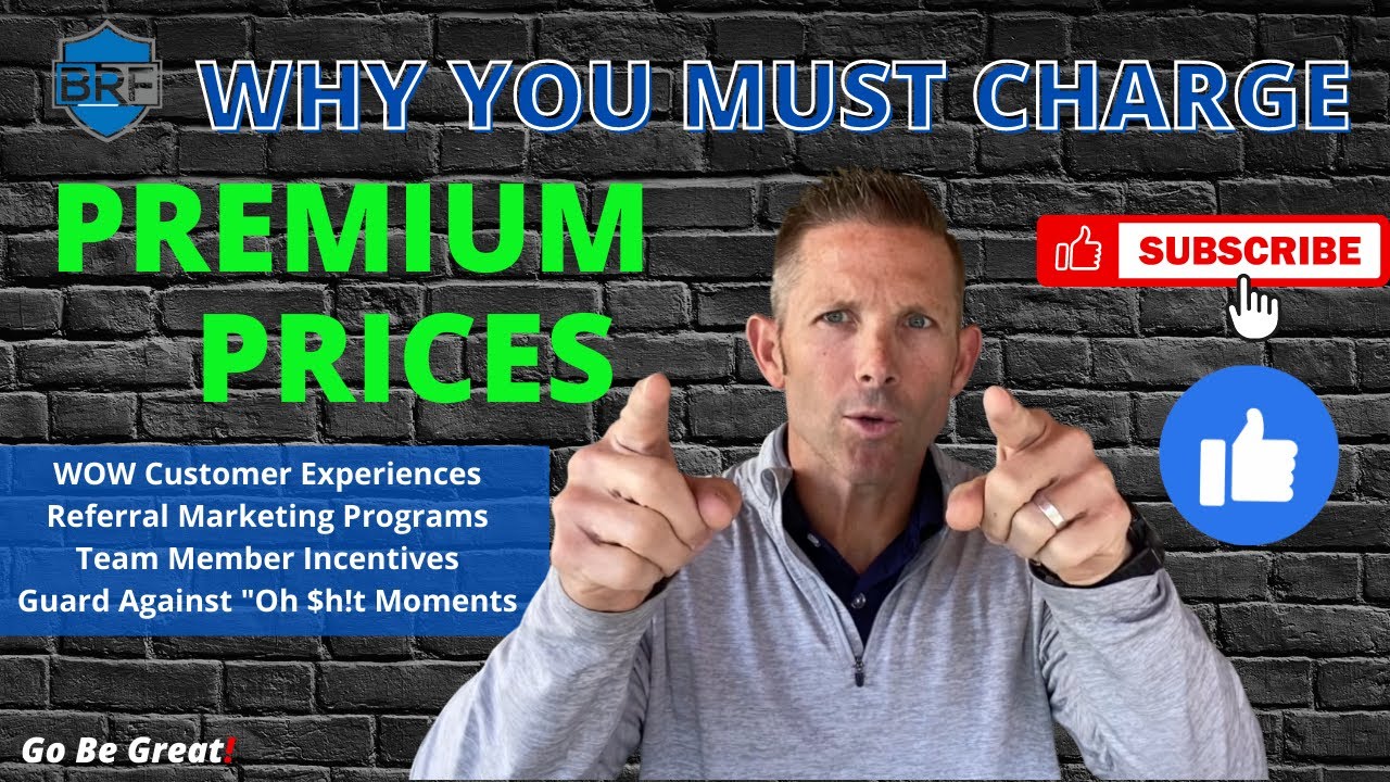 Sales Tip - 4 Reasons Why You Should CHARGE MORE Than Your Competition