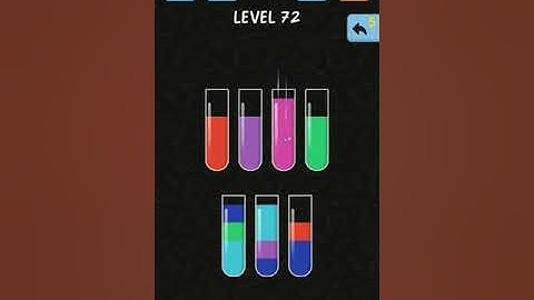 Water Color Sort Level 72 | Level 72