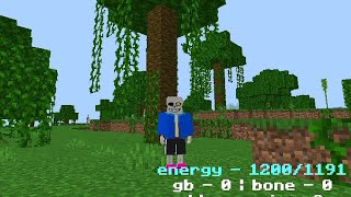 another sneak peek of my sans morph addon | mcpe 1.19.10 + screenshot 5