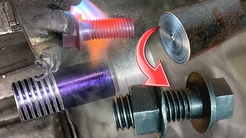 Amazing Nut & Bolt Manufacturing Process In Lathe Machine & Manufacturing process Bolt & Nut Making