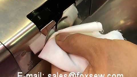 Hot Melt Thread Button Wrapping and Knotting Machine