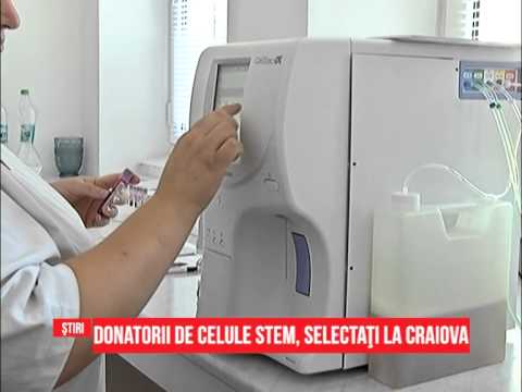 Donatorii de celule stem, selectaţi la Craiova