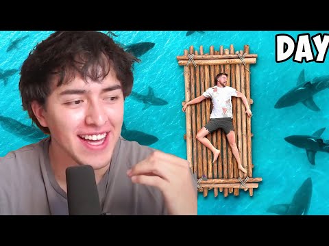 reaccionando mrbeast pasa 7 dias en medio del mar