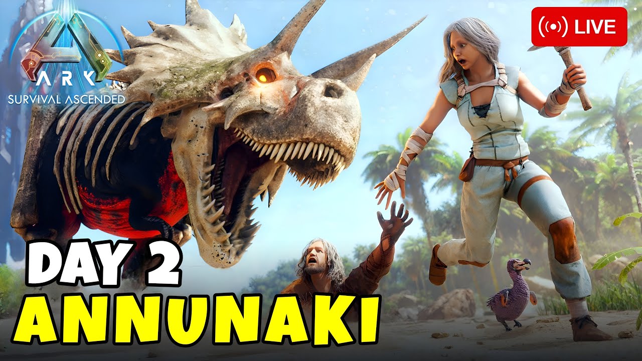 ARK Survival Ascended Annunaki | First Time Gameplay | Hindi | Day 02