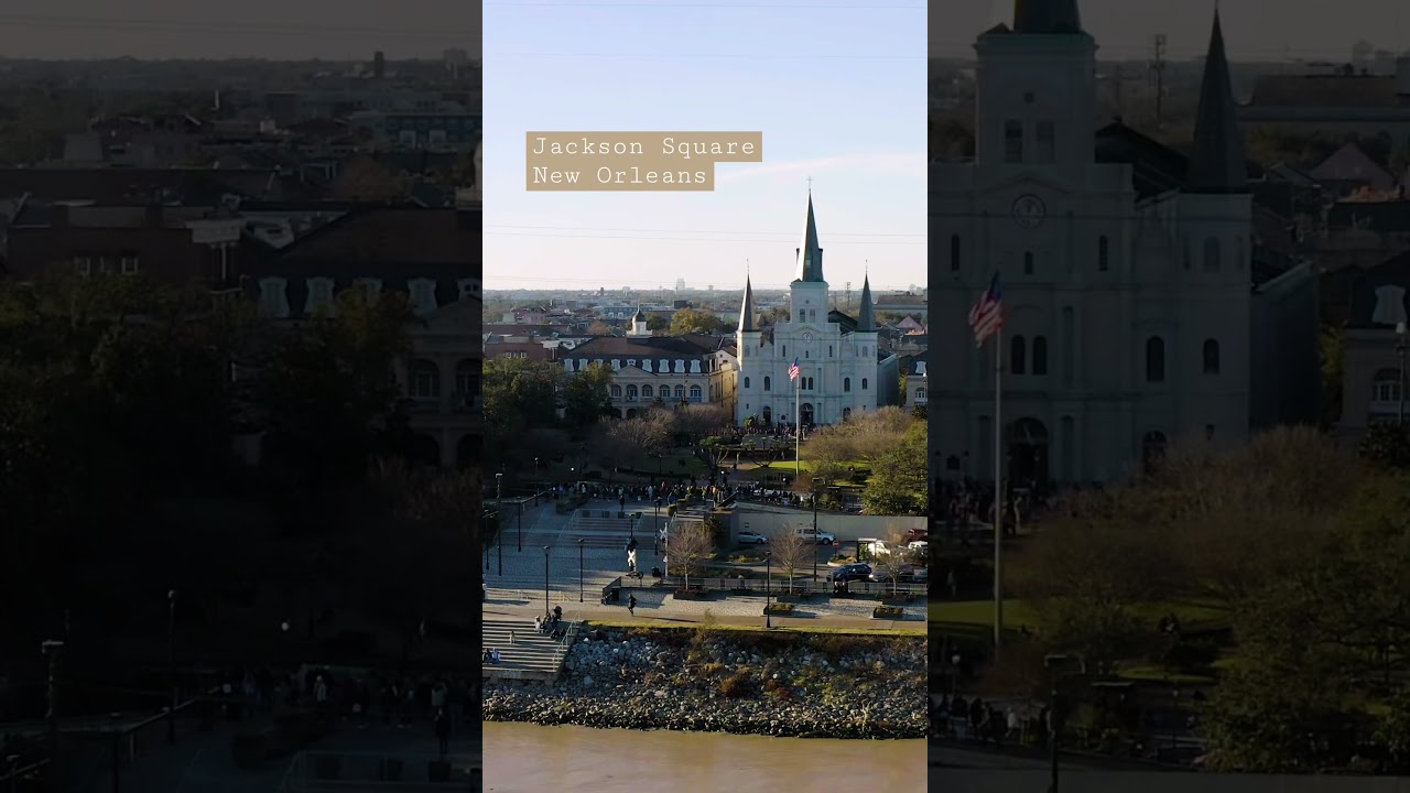 Jackson Square, starring St. Cathedral in New Orleans