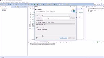 JSP 웹프로그래밍 - 이클립스에서 프로젝트를 war 파일로 export, import 하기