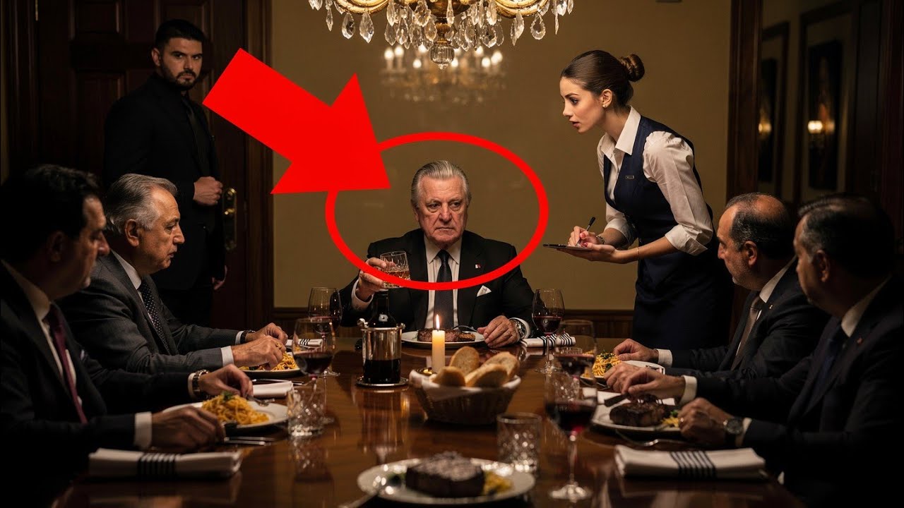 За ужином никто не понимал босса мафии… пока официантка не заговорила на его родном языке
