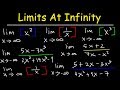 How To Find The Limit At Infinity