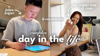 Full fashion designer vs. ceramics artist: day in my life working & living in NYC Update