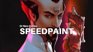 Drawing Dr.neo Cortex Procreate Speedpaint