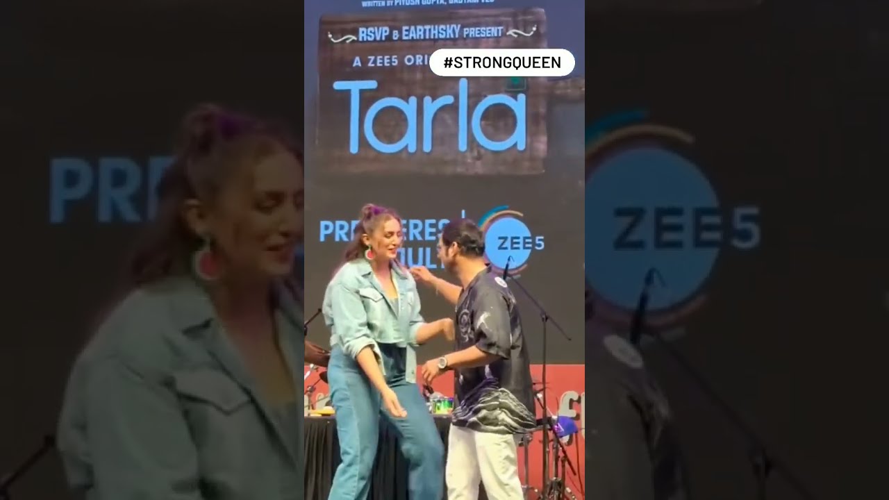 strong bollywood actress lift and carry hero | Huma Qureshi | Tarla | Press Event