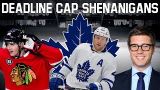 The maple leafs could add $7m+ in salary this trade deadline