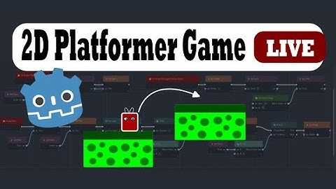 [Godot 4 VS pt 2] 2D Platformer Game | part 2 - LIVE TUTORIAL