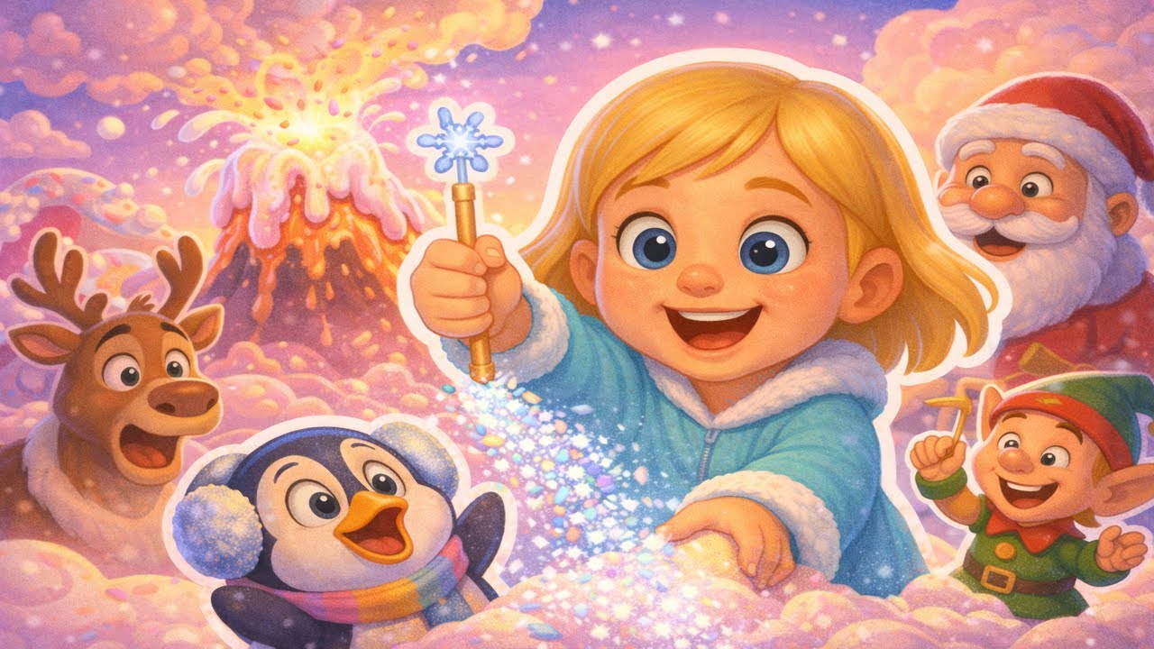 Emma & Chilly Save the Frosting Volcano Island in a Sweet Adventure 🍰🌋✨