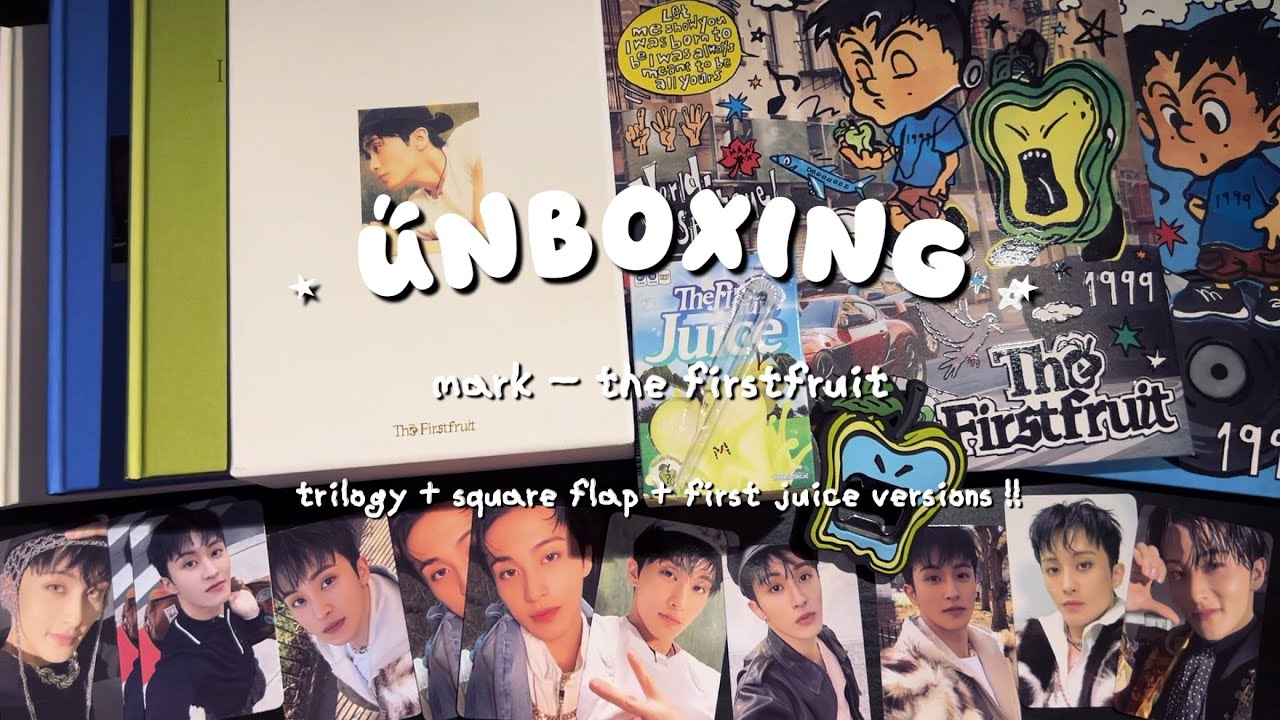mark the firstfruit album unboxing ⭑ trilogy + square flap +