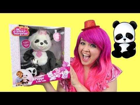 children's toys for 6 year olds Baby Panda Bear Surprise Poppi & Her Cubs | TOY REVIEW | KiMMi THE CLOWN