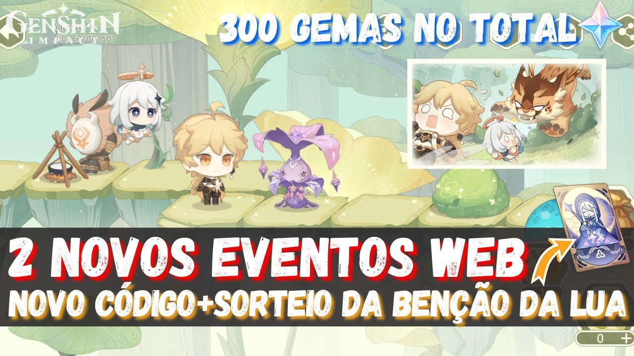 Novo Código de Gemas Grátis Setembro 2022 + Eventos Web e Sorteio