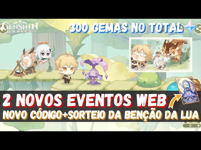 Banners da Versão 4.2 e Códigos de Resgate (360 Gemas Grátis) Genshin Impact