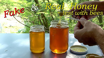 Difference between fake and real honey