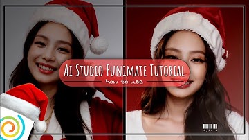 How To Edit on Funimate | Ai Studio Feature Tutorial // Christmas 🎄☃️