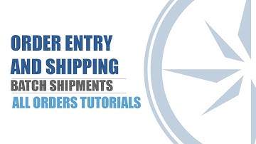 Batch Shipments - All Orders- QuickBooks Inventory