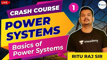 Power System - 1 | Lec 1 | Crash Course | UPPCL JE, SSC JE, VIZAG, RSMSSB Exam | Ritu Raj Sir
