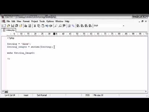 Beginner PHP Tutorial   46   String Functions  String Length
