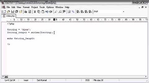 Beginner PHP Tutorial   46   String Functions  String Length