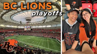 BC LIONS Football Western Semi-Finals Playoff Game | VLOG