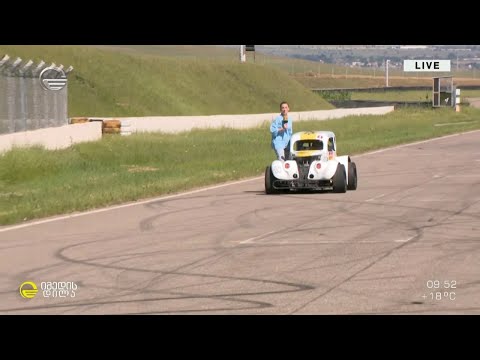 სპორტული მოტოციკლებისა და მანქანების რბოლა რუსთავის ავტოდრომზე