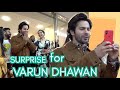 Varun Dhawan's reaction to our surprise in Dubai was AWESOME | Transformers Dance Studio - TDS Dubai