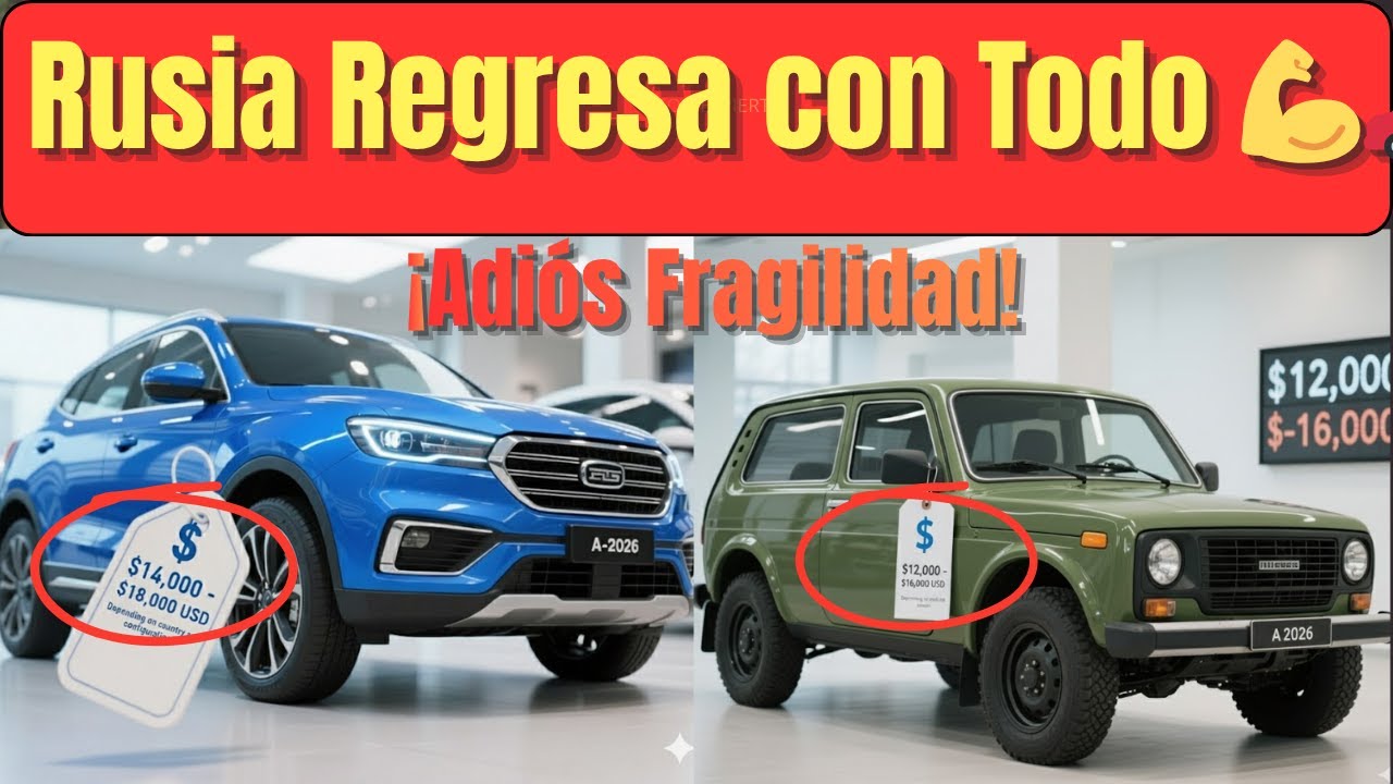 "¡ADVERTENCIA! Estos Autos Rusos Baratos y Rudos Podrían Dominar el 2026 💥💵🚗"