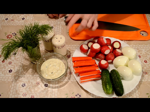 Видео рецепт Салат к семге