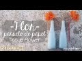 Flores con pañuelos de papel -- Tissue Flower