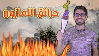 حرائق الامازون | القصة الكامله | الاسباب | الابعاد